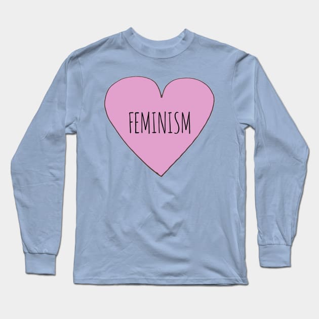 Feminism Love Long Sleeve T-Shirt by wanungara